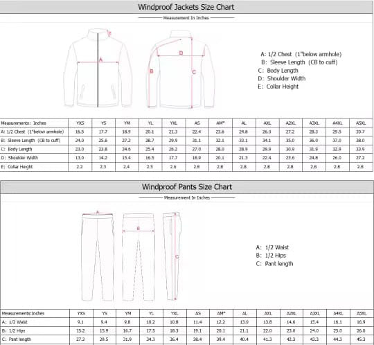 Performance Rain/Wind Pants